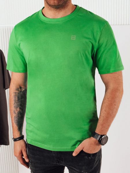 Тениска с принт Dstreet зелено