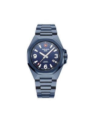 Armbanduhr Swiss Alpine Military blau