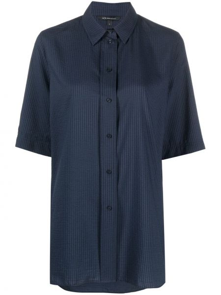 Košile Armani Exchange - Modrá