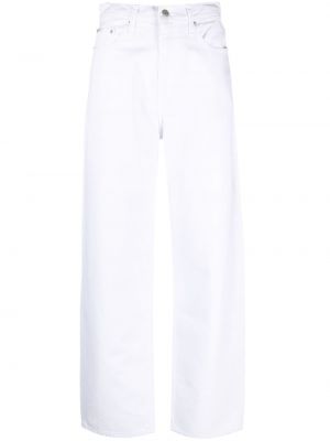 Jeans taille haute Calvin Klein Jeans blanc