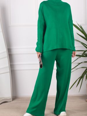 Oblek se stojáčkem Armonika zelený