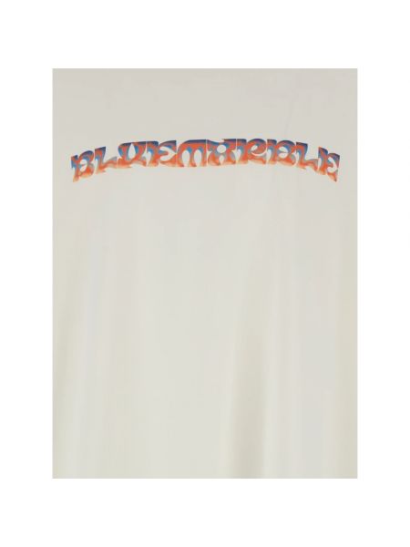 Camiseta de manga larga con estampado Bluemarble blanco