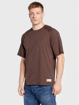 T-shirt Redefined Rebel marron