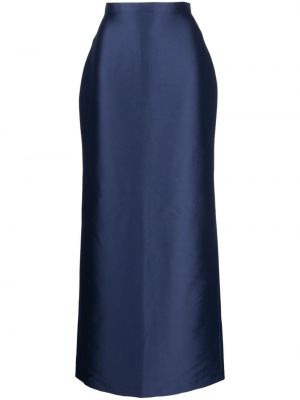 Saténové pouzdrová sukně Sachin & Babi modré
