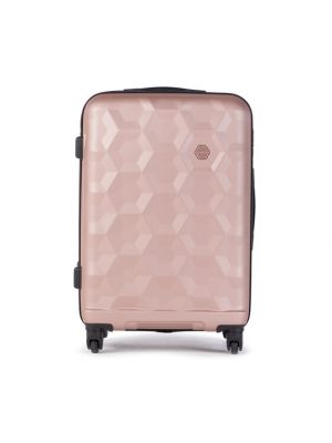 Bőrönd Lasocki rózsaszín