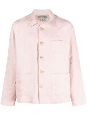 Leinen hemd aus baumwoll By Walid pink