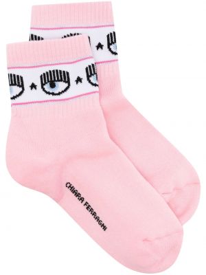 Sockor Chiara Ferragni rosa