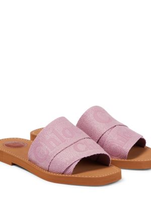 Sandále Chloã© fialová