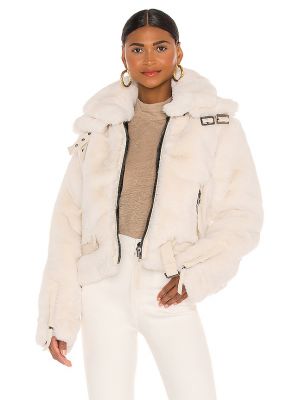 Куртка con pelliccia pelliccia ecologica Sam., bianco