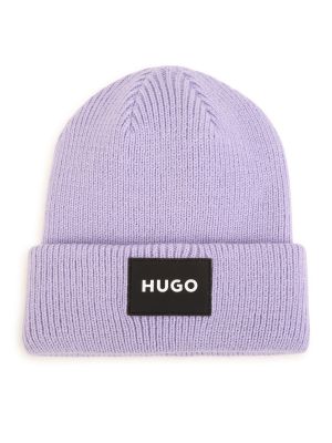 Fioletowa czapka Hugo
