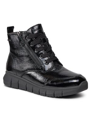 Členkové topánky Tamaris čierna
