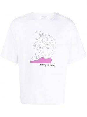 Kokvilnas t-krekls ar apdruku Société Anonyme