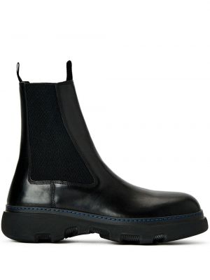 Chelsea boots en cuir Burberry noir