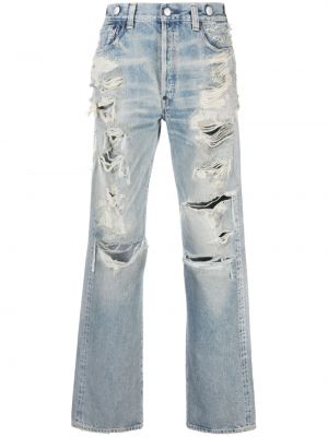 Obnosené džínsy s rovným strihom Kenzo