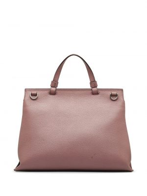 Sac en bambou Gucci Pre-owned rose