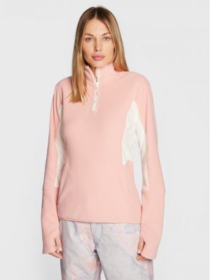 Fleece μπλούζα Roxy ροζ