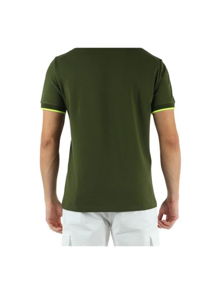 Camiseta a rayas Sun68 verde