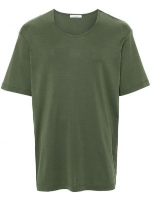Βαμβακερή μπλούζα Lemaire πράσινο