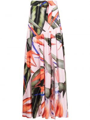Kleid mit print Alexandra Miro pink