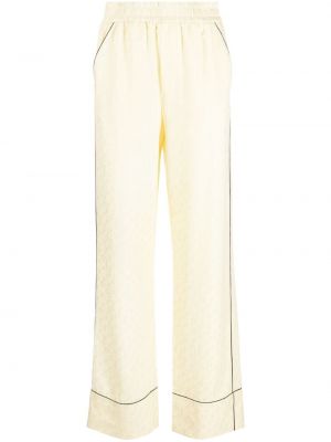 Жакардови прав панталон Off-white