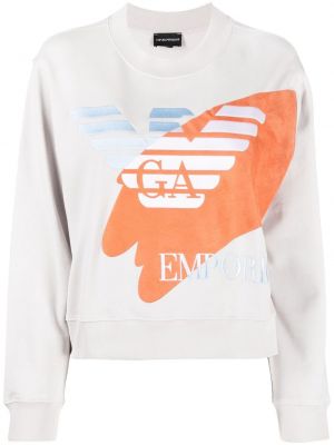 Trykt sweatshirt Emporio Armani