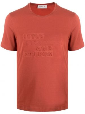 T-shirt Corneliani röd