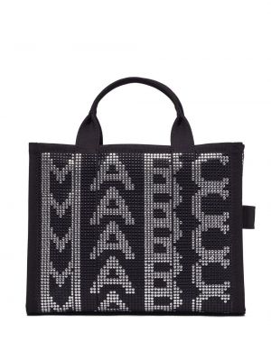 Шопинг чанта с шипове Marc Jacobs черно