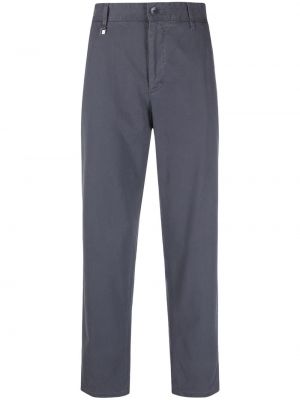 Pantaloni cu picior drept Boss albastru