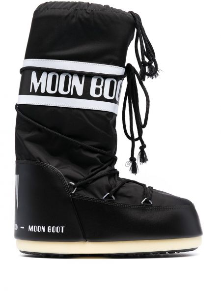 Botas de nieve con cordones Moon Boot negro