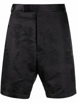 Stripete shorts Thom Browne svart