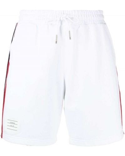 Kratke hlače s črtami Thom Browne bela