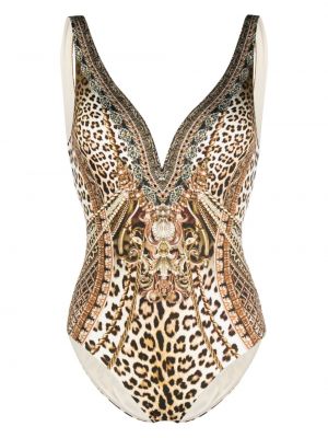 Badeanzug mit print mit leopardenmuster Camilla