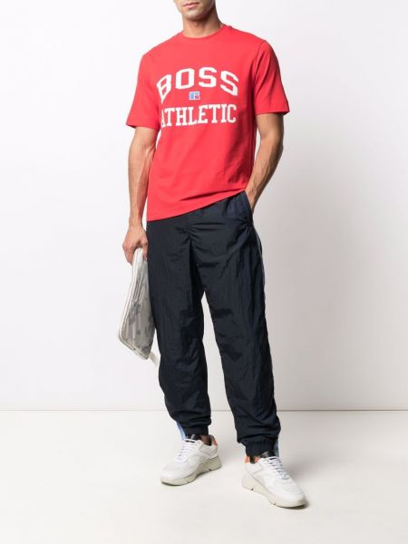 Camiseta con estampado Boss Hugo Boss rojo