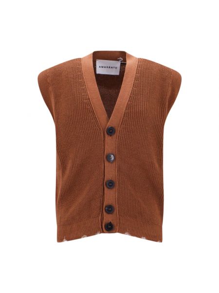 Sweter wełniany Amaránto brązowy