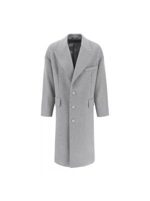 Cappotto di lana di lana Dolce&gabbana grigio