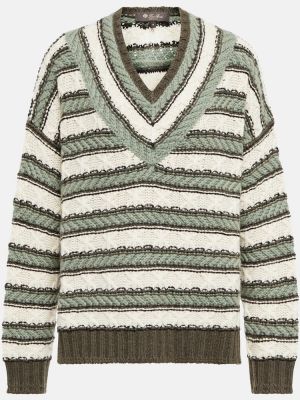 Prugasti džemper od kašmira Loro Piana