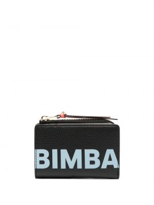 Kožená peňaženka s potlačou Bimba Y Lola čierna