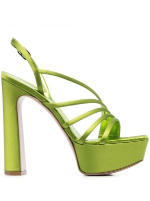 Sandály na platformě Le Silla zelené