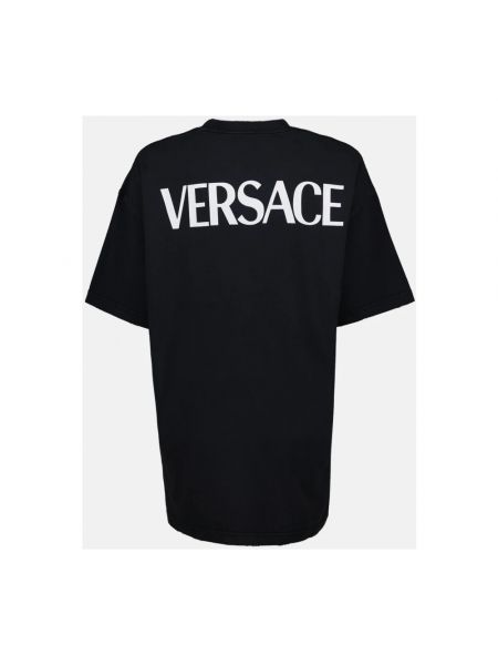 Koszulka z nadrukiem z krótkim rękawem oversize Versace