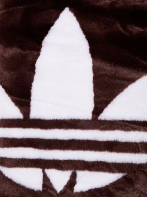 Geacă cu blană Adidas Originals maro