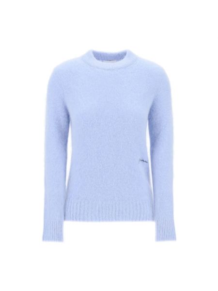 Sweter Ganni niebieski