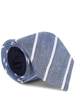 Шелковый галстук Ermenegildo Zegna голубой