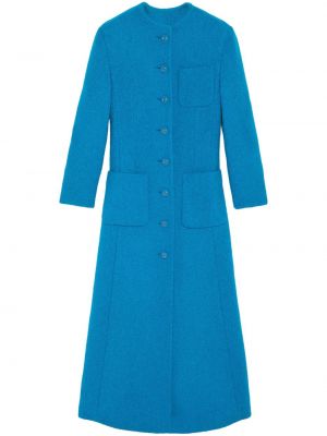 Palton de lână Gucci albastru