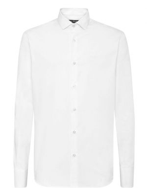 Риза бродирана Philipp Plein бяло