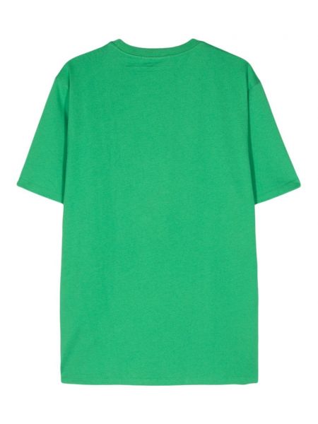 Koszulka bawełniana z nadrukiem Barrow zielona