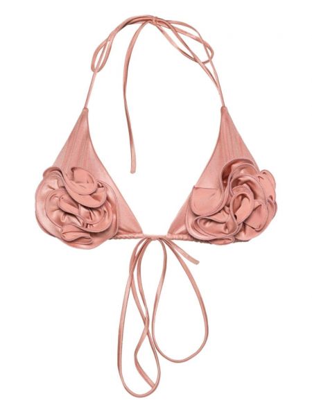 Virágos bikini Magda Butrym rózsaszín
