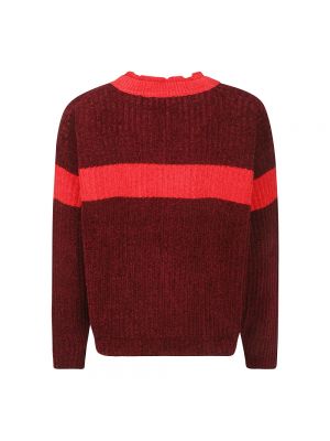 Sweter w paski Ottolinger czerwony