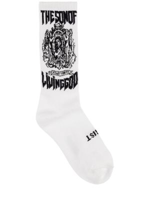 Bavlnené ponožky Someit biela