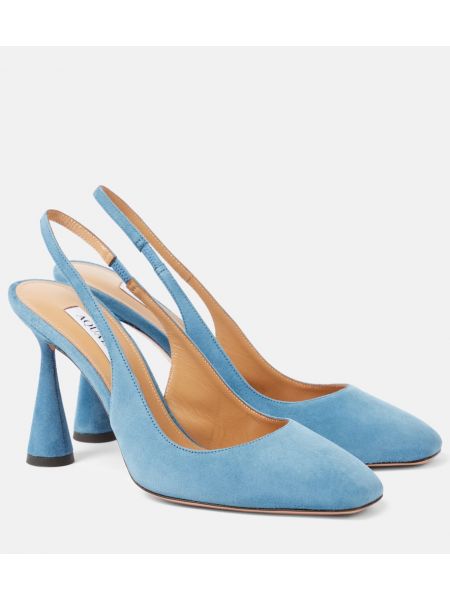 Slingback mokka Aquazzura sininen