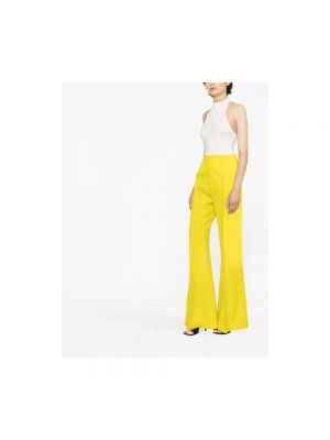 Pantalones de cintura alta Calcaterra amarillo